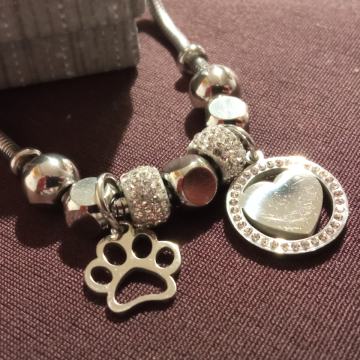 Narukvica kirurški čelik like Pandora BIRATE PRIVJESKE