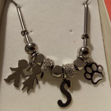 Narukvica kirurški čelik like Pandora BIRATE PRIVJESKE