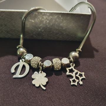 Narukvica kirurški čelik like Pandora BIRATE PRIVJESKE