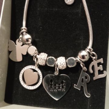 Narukvica kirurški čelik like Pandora BIRATE PRIVJESKE