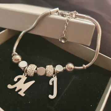 Narukvica kirurški čelik like Pandora BIRATE PRIVJESKE