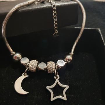 Narukvica kirurški čelik like Pandora BIRATE PRIVJESKE