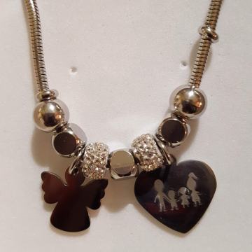 Narukvica kirurški čelik like Pandora BIRATE PRIVJESKE