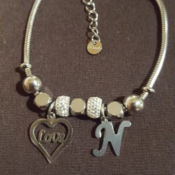 Narukvica kirurški čelik like Pandora BIRATE PRIVJESKE