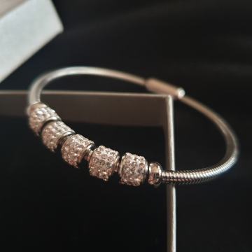 Narukvica kirurški čelik sa shamballa kuglicama BIRATE PRIVJESKE