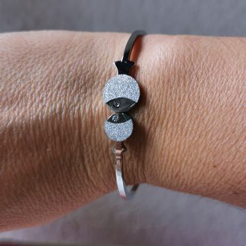 Narukvica, kirurški čelik, nova!