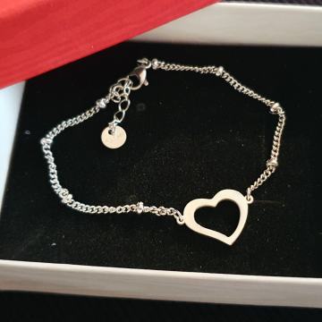 Narukvica kirurški čelik srce