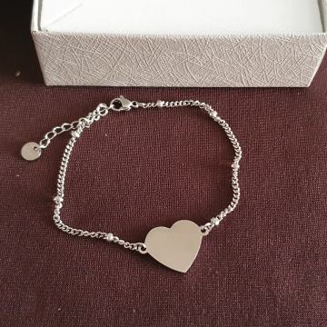 Narukvica kirurški čelik srce