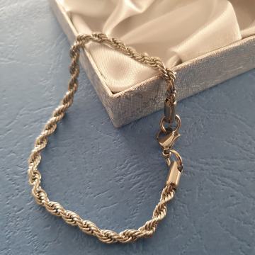 Narukvica kirurški čelik twist 4 mm