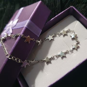 Narukvica kirurški čelik sa zvijezdama