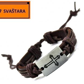 Narukvica kožna - UNISEX - model 124