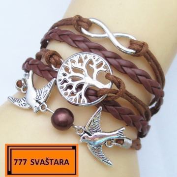 Narukvica kožna - UNISEX - model 178