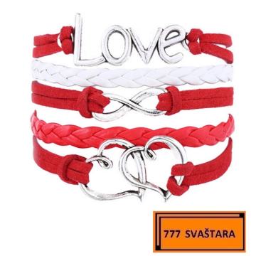 Narukvica kožna - UNISEX - model 196