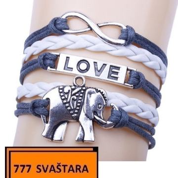 Narukvica kožna - UNISEX - model 81