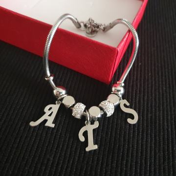 Narukvica like Pandora kirurški čelik BIRATE PRIVJESKE