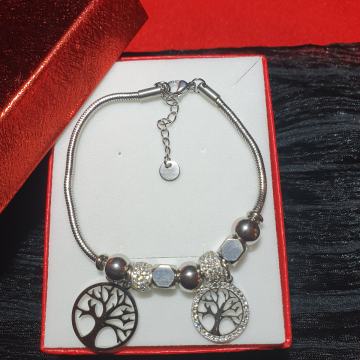 Narukvica like Pandora kiruški čelik BIRATE PRIVJESKE