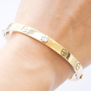 NARUKVICA LOVE BRACELET ZLATO 18K (750) 43,76g NOVO • GOLD SHOP •