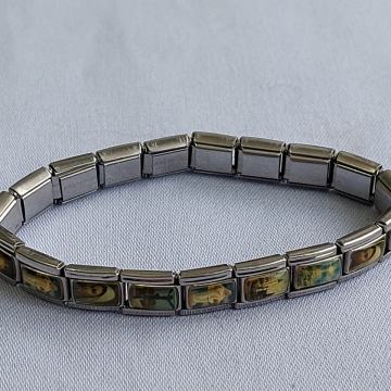 NARUKVICA - slićice IKONE. Metal - Stainlees Steel. Italy. Mob