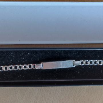 Narukvica srebro žig 925, dužina 22 cm