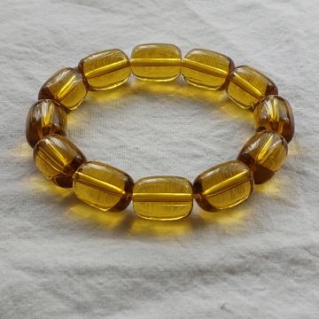 NARUKVICA - Valjci boje maslinovog ulja. Mob