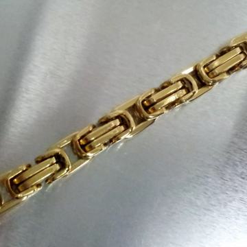 Narukvica zlatna 6mm -19cm