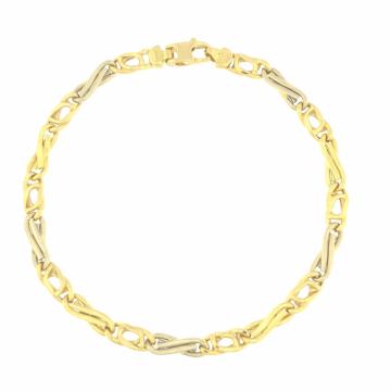 ZLATNA NARUKVICA DUPLI FIGARO VEZ 18K (750) 5,75g NOVO • GOLD SHOP •