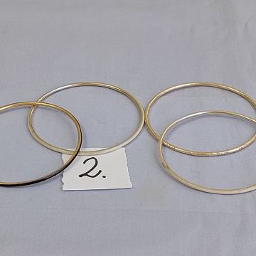 NARUKVICE. Br-2. 4 kom. Tanke metalne. Mob