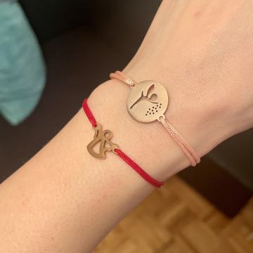 Narukvice od konca s privjeskom od nehrđajućeg čelika