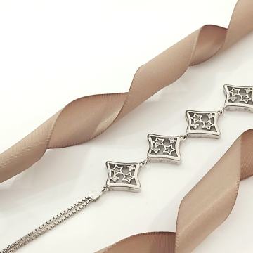 SREBRNA NARUKVICA 925 5,85G SA ZVIJEZDAMA ***DO 24 RATE*** R1!