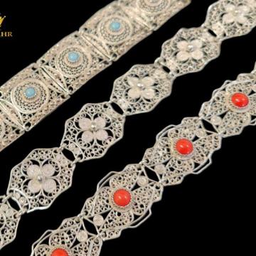 SREBRNA NARUKVICA "FILIGRAN" ---RUČNI RAD--- / CERTIFIKAT / R1, RATE !