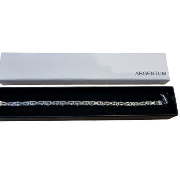 SREBRNA NARUKVICA KRALJEVSKI VEZ 33.00G .925 *DO 24 RATE* R1!