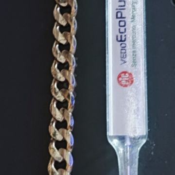 srebrna narukvica muška 20 cm