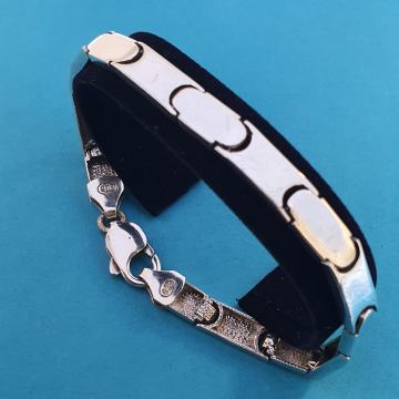 SREBRNA NARUKVICA MUŠKA VINTAGE 23 GRAMA