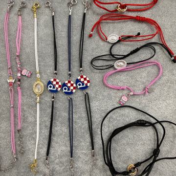 SREBRNA NARUKVICA ŠPAGA RAZNI MOTIVI