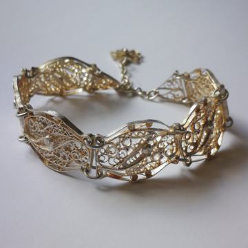 STARA FILIGRANSKA NARUKVICA *RUČNI RAD, SREBRO