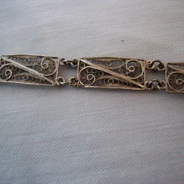 Stara filigranska narukvica - srebro - ručni tradicijski rad