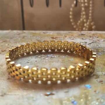 Ženska narukvica nehrđajući čelik 18k pozlata