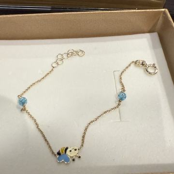 ZLATNA DJEČJA NARUKVICA 14K 0,76G