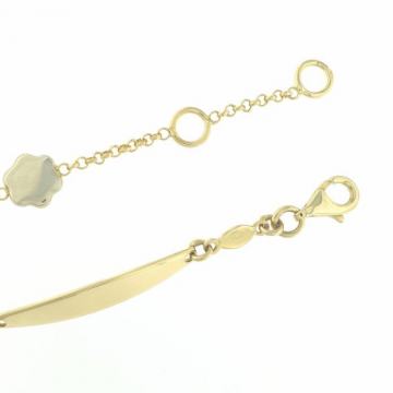 ZLATNA DJEČJA NARUKVICA 14K (585) 2,91 grama NOVO • GOLD SHOP •