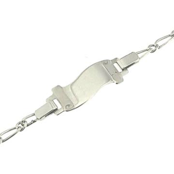 ZLATNA DJEČJA NARUKVICA S PLOČICOM 14K (585) 2,04g NOVO • GOLD SHOP •