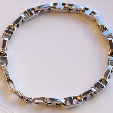 ZLATNA MUŠKA NARUKVICA 14K (585) 9,65 grama NOVO • GOLD SHOP •