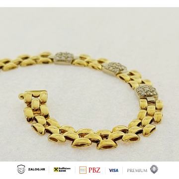 ZLATNA NARUKVICA 14K 14.90G ***DO 24 RATE*** R1!