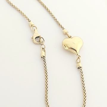 ZLATNA NARUKVICA SA SRCEM 14K 3,05G ***DO 24 RATE*** R1!