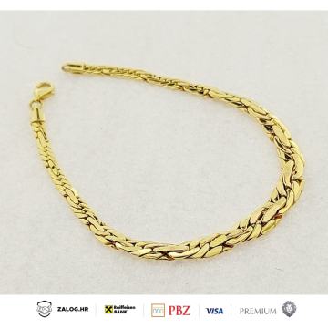 ZLATNA NARUKVICA 14K .585 4,48G ***DO 24 RATE*** R1!