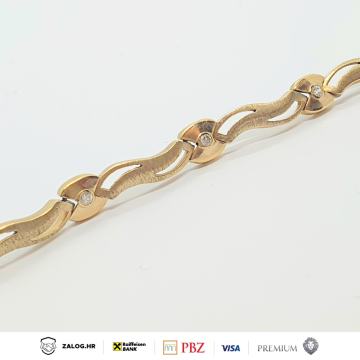 ZLATNA NARUKVICA 14K 9,85G MATIRANA ***DO 24 RATE*** R1!