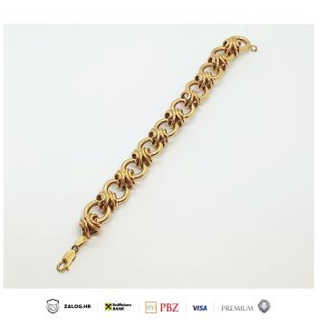 ZLATNA NARUKVICA 18K .750 24,98G ***DO 24 RATE*** R1!