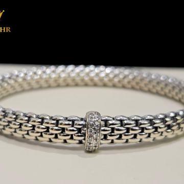 ZLATNA NARUKVICA 18K S DIJAMANTIMA  / R1, RATE !