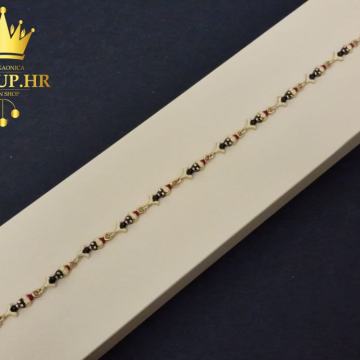 AUTOHTONI HRVATSKI NAKIT - ZLATNA NARUKVICA 8,58g 14K / R1, RATE !