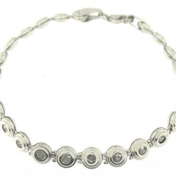 ZLATNA NARUKVICA S CIRKONIMA 14K (585) 8,65 grama NOVO • GOLD SHOP •