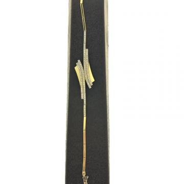 ZLATNA NARUKVICA S CIRKONIMA .585 14K 10,15G ***DO 12 RATA*** R1!